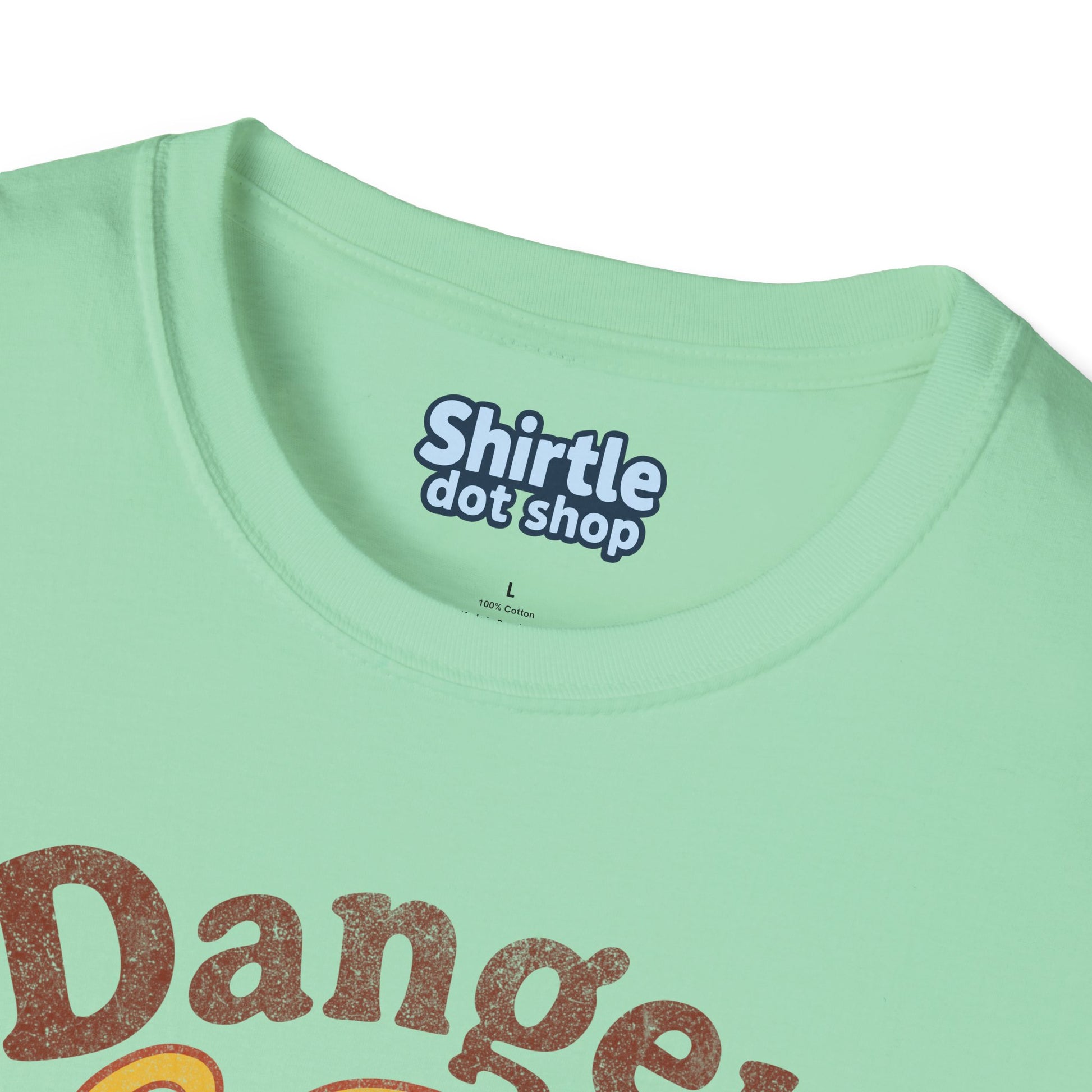 Danger Im Heavily Armed T-Shirt*Tag*Mint Green