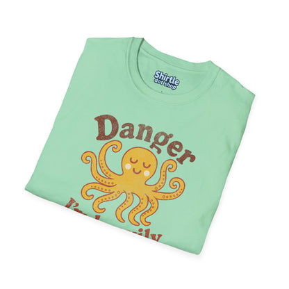 Danger Im Heavily Armed T-Shirt**Folded*Mint Green