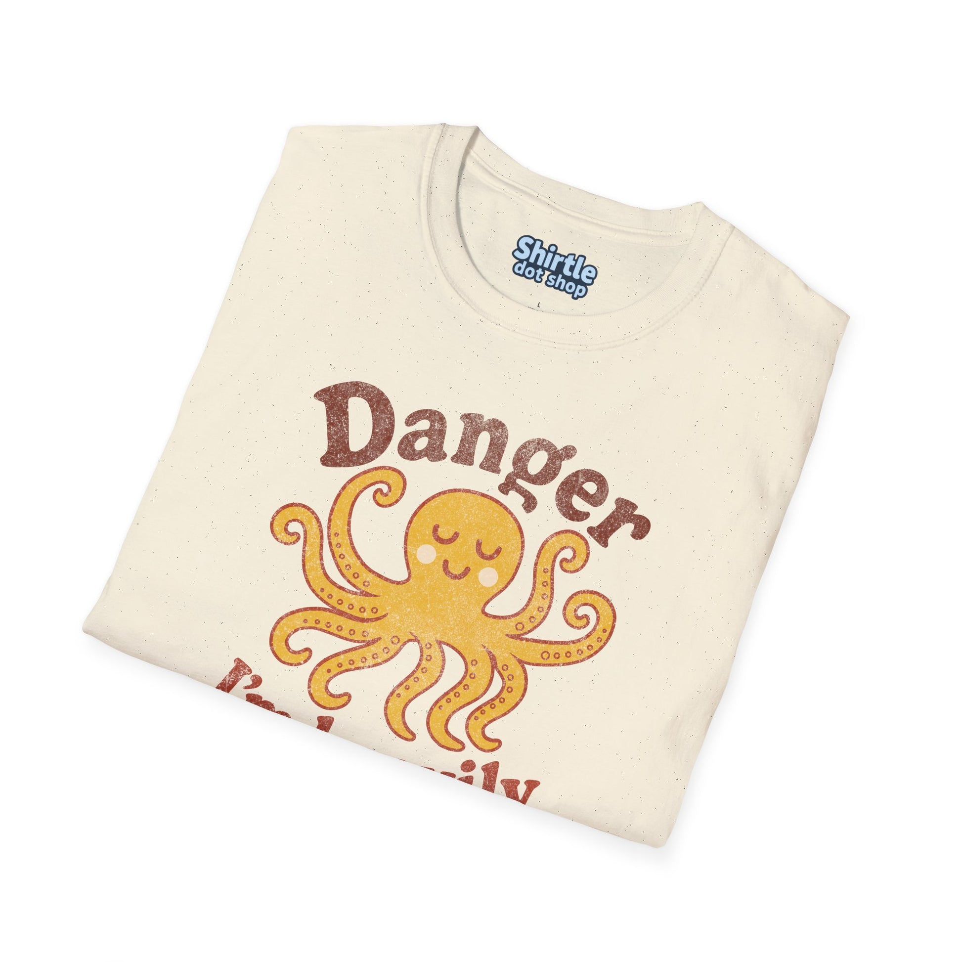 Danger Im Heavily Armed T-Shirt*Folded*Natural