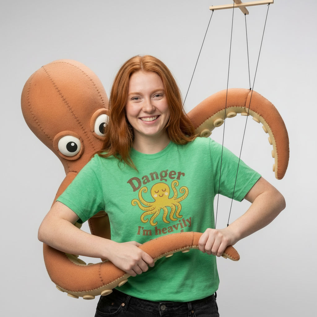 Danger Im Heavily Armed T-Shirt*Studio*Heather Irish Green