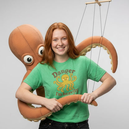 Danger Im Heavily Armed T-Shirt*Studio*Heather Irish Green