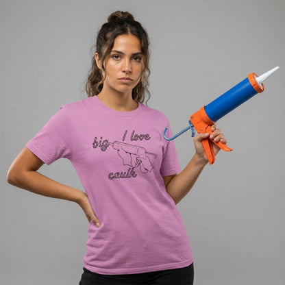 I Love Big Caulk T-Shirt*Studio*Heather Radiant Orchid