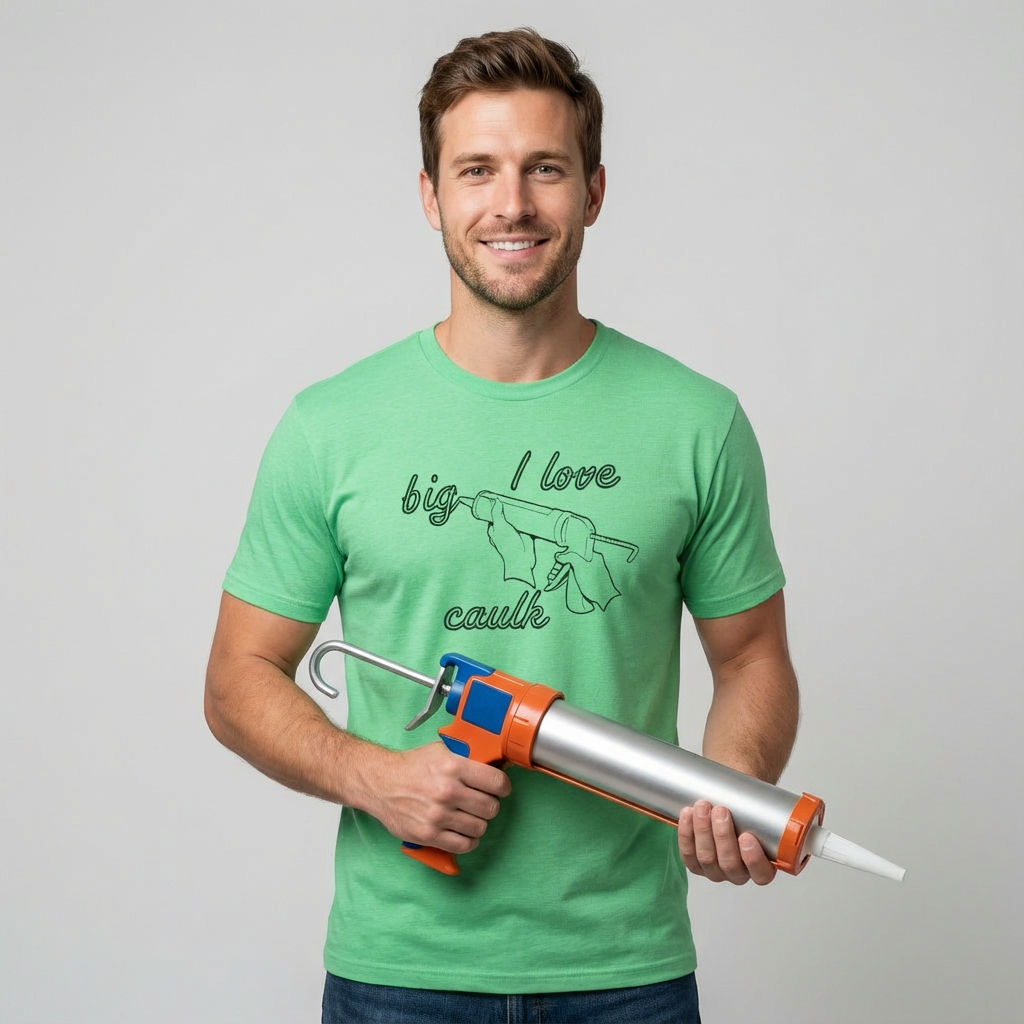 I Love Big Caulk T-Shirt*Studio*Heather Irish Green