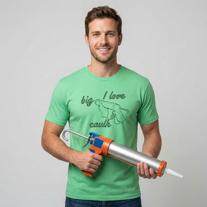 I Love Big Caulk T-Shirt*Studio*Heather Irish Green