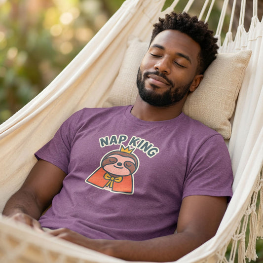 Nap King T-shirt*Studio*Heather Maroon