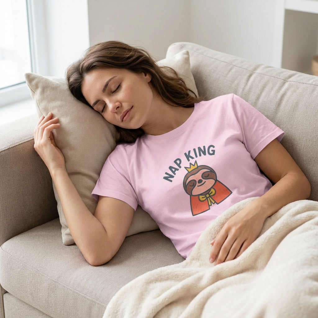 Nap King T-shirt*Studio*Light Pink