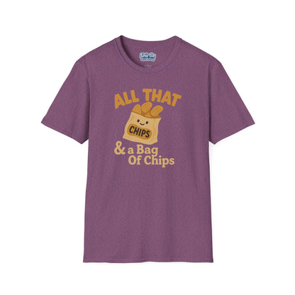 All That T-shirt*Flat*Heather Maroon