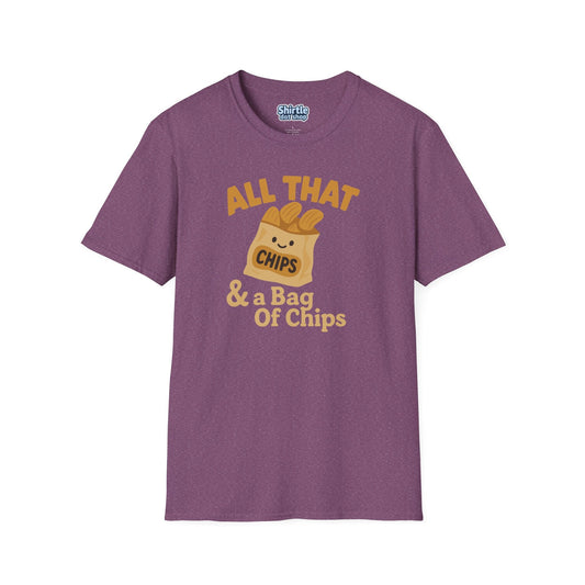 All That T-shirt*Flat*Heather Maroon