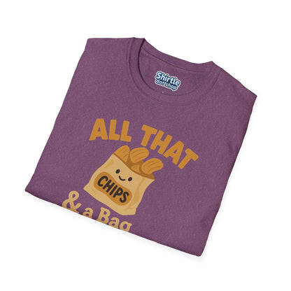 All That T-shirt*Folded*Heather Maroon