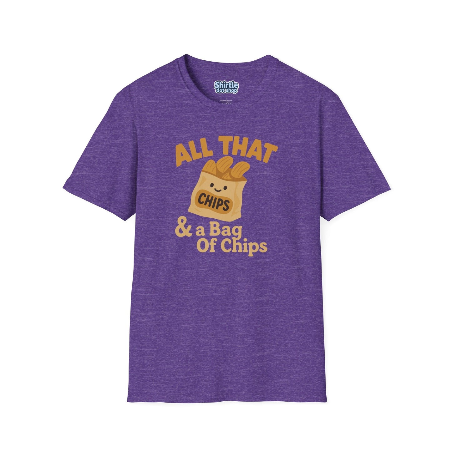 All That T-shirt*Flat*Heather Purple