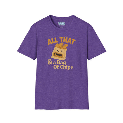 All That T-shirt*Flat*Heather Purple
