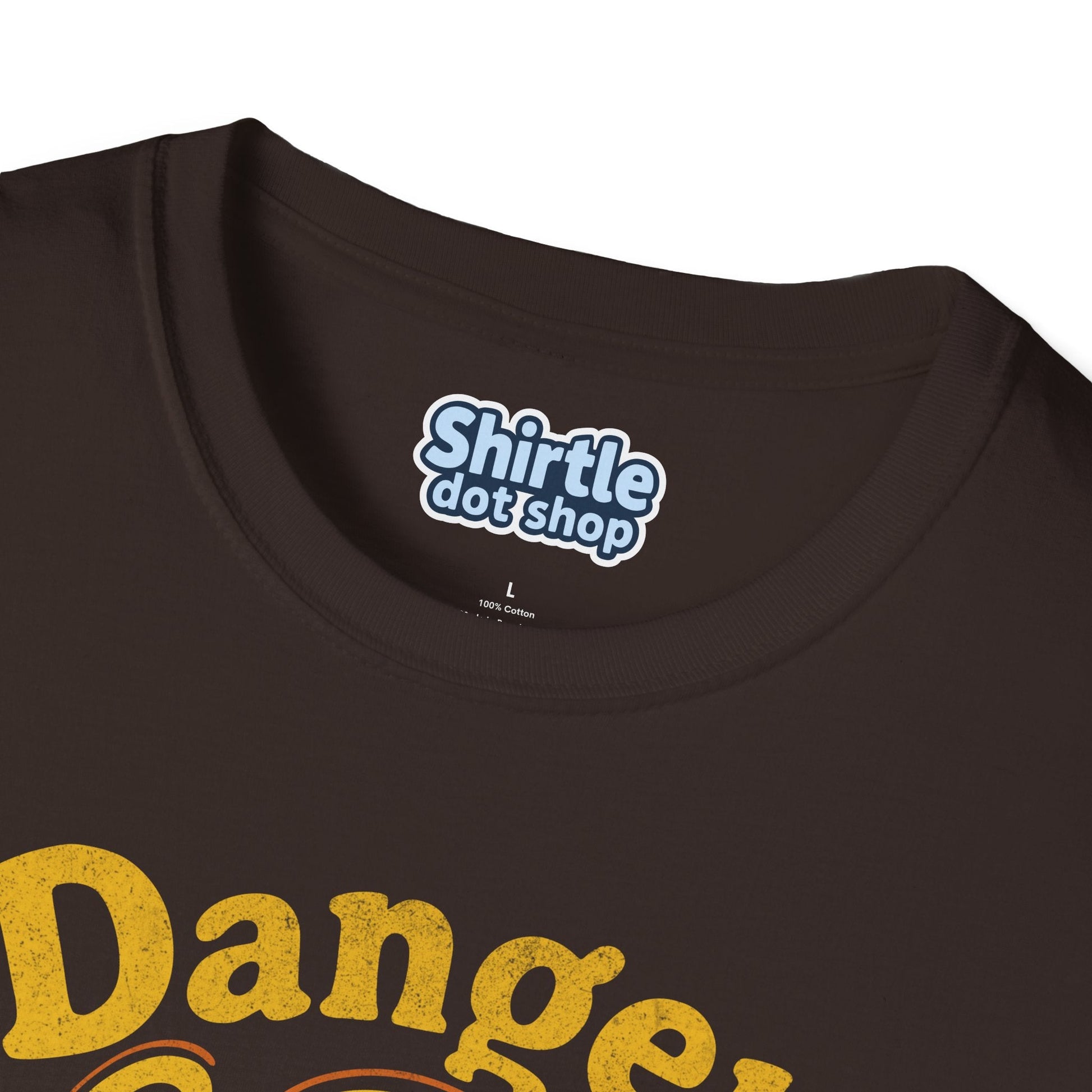 Danger Im Heavily Armed T-Shirt*Tag*Dark Chocolate