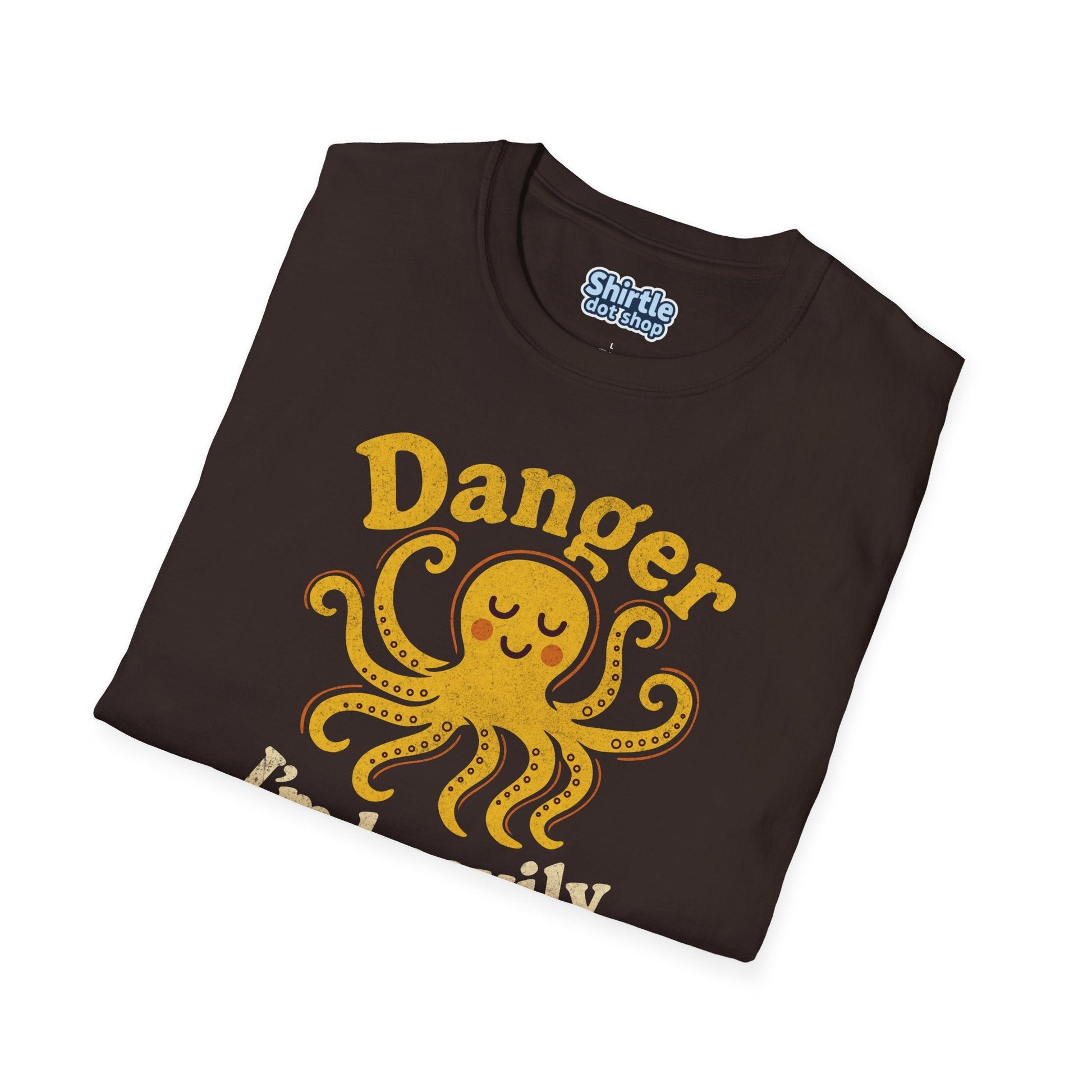 Danger Im Heavily Armed T-Shirt*Folded*Dark Chocolate
