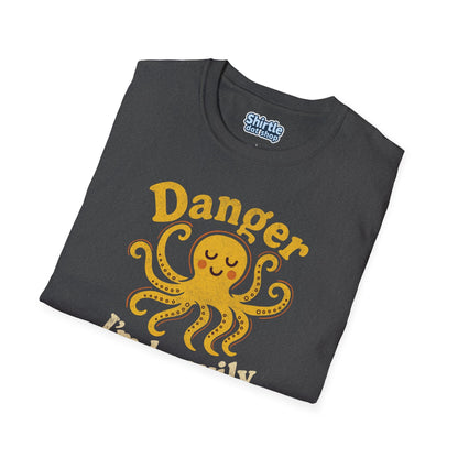 Danger Im Heavily Armed T-Shirt*Folded*Dark Heather