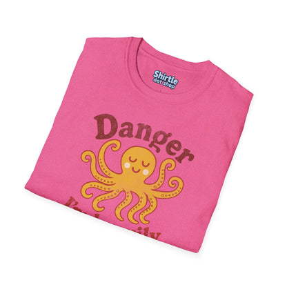 Danger Im Heavily Armed T-Shirt*Folded*Heather Heliconia