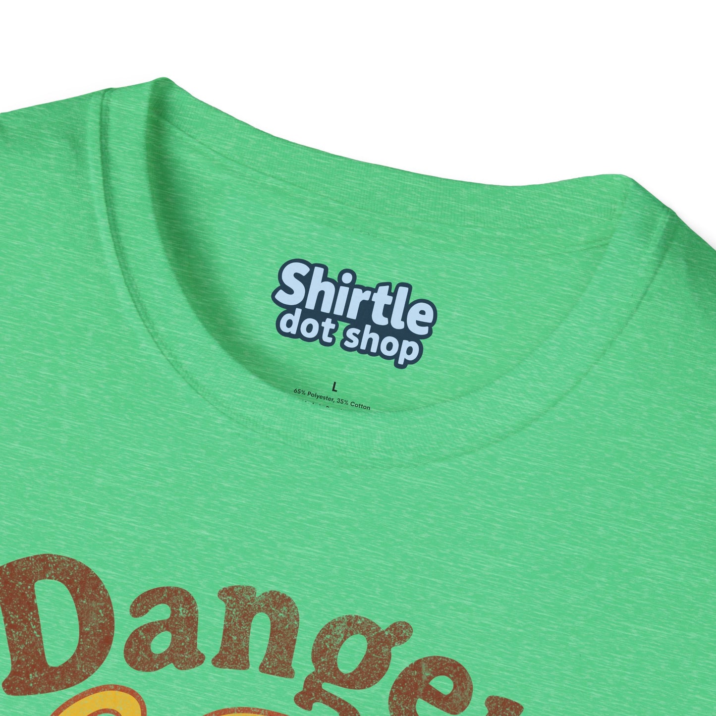 Danger Im Heavily Armed T-Shirt*Tag*Heather Irish Green