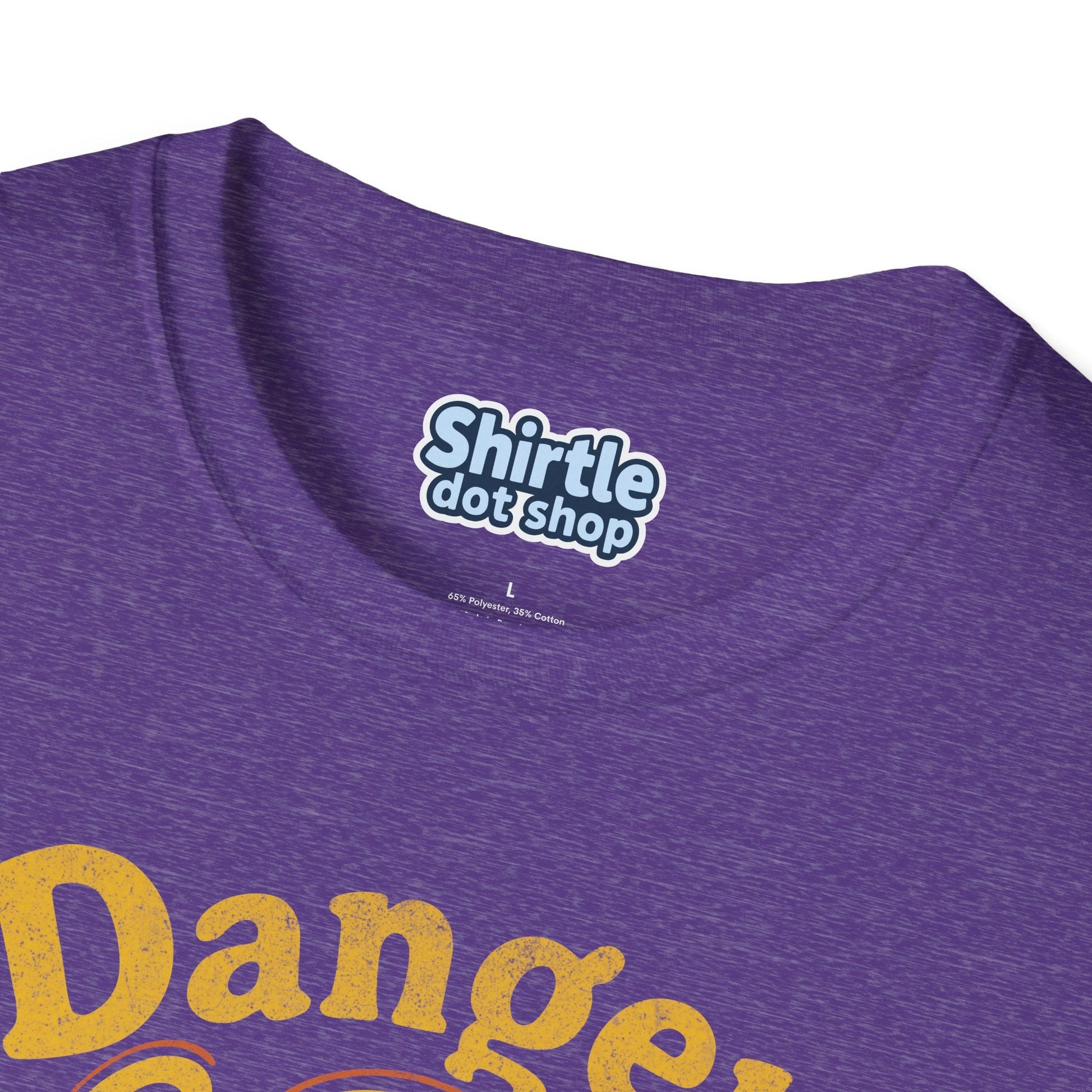 Danger Im Heavily Armed T-Shirt*Tag*Heather Purple
