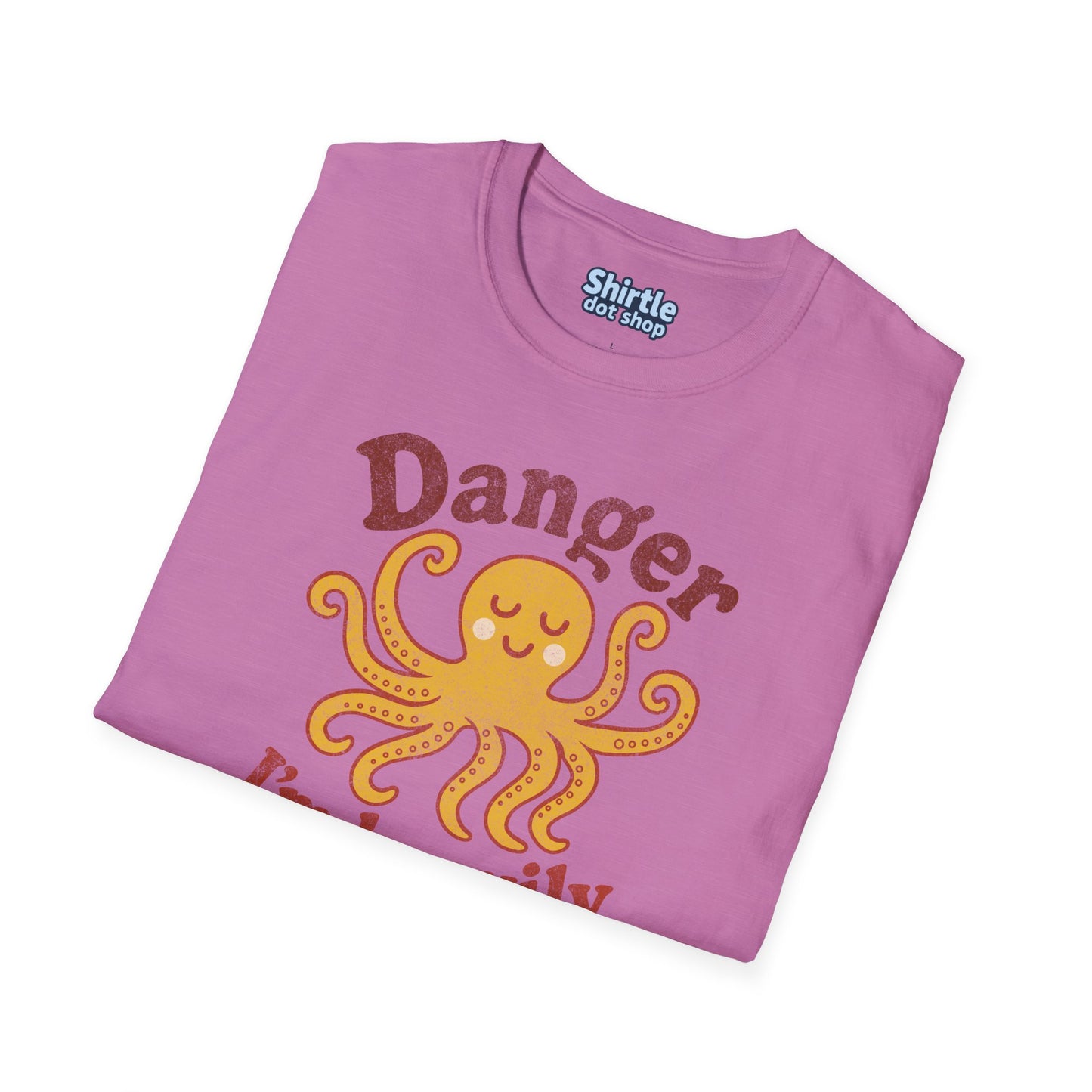 Danger Im Heavily Armed T-Shirt*Folded*Heather Radiant Orchid