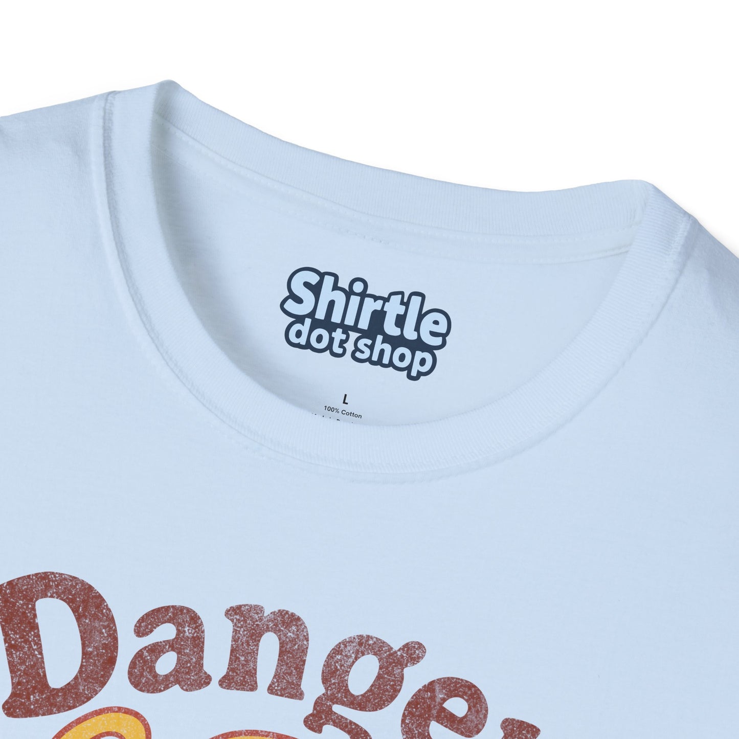 Danger Im Heavily Armed T-Shirt*Tag*Light Blue