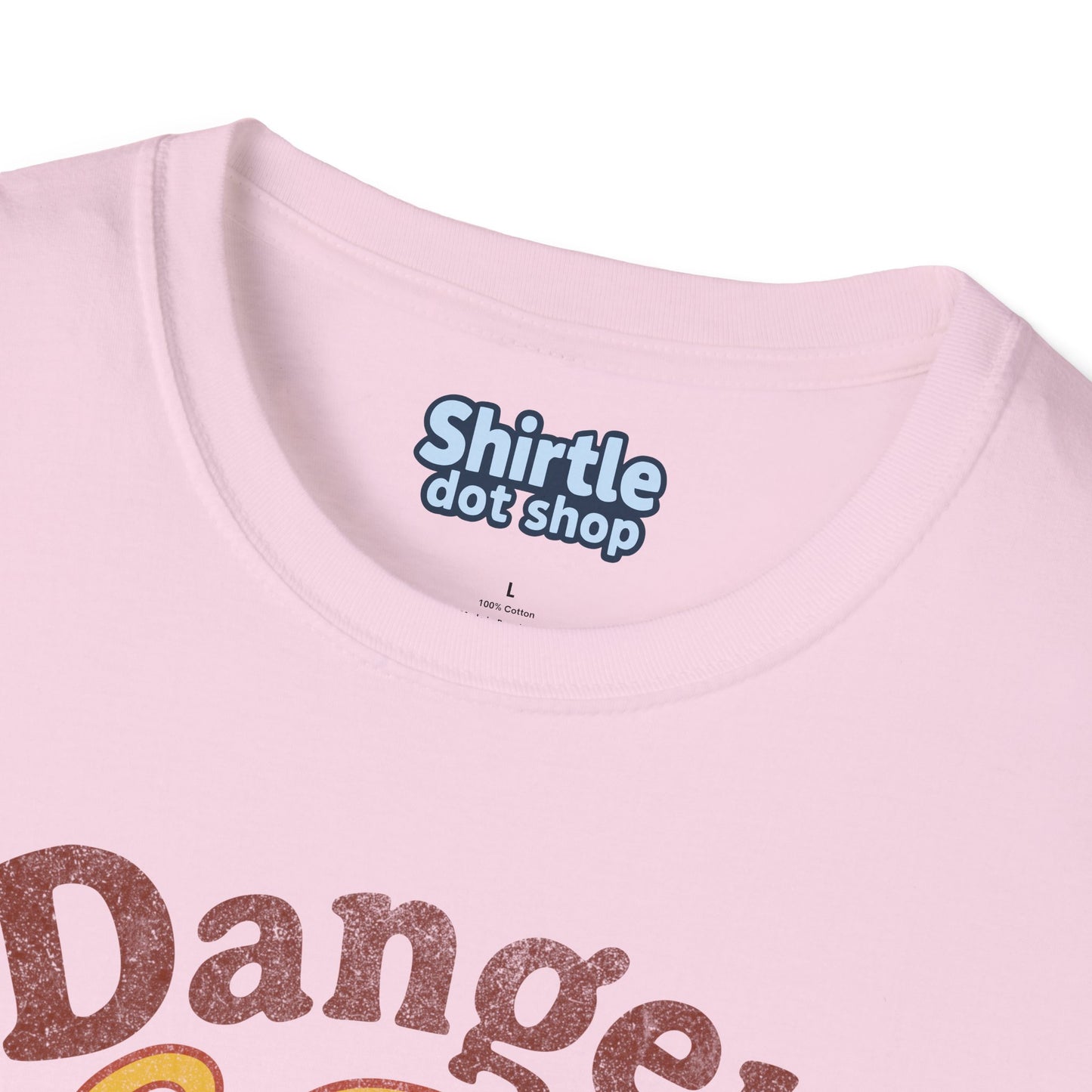 Danger Im Heavily Armed T-Shirt*Tag*Light Pink