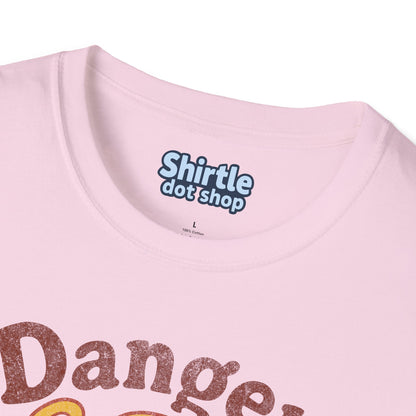 Danger Im Heavily Armed T-Shirt*Tag*Light Pink
