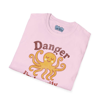 Danger Im Heavily Armed T-Shirt*Folded*Light Pink