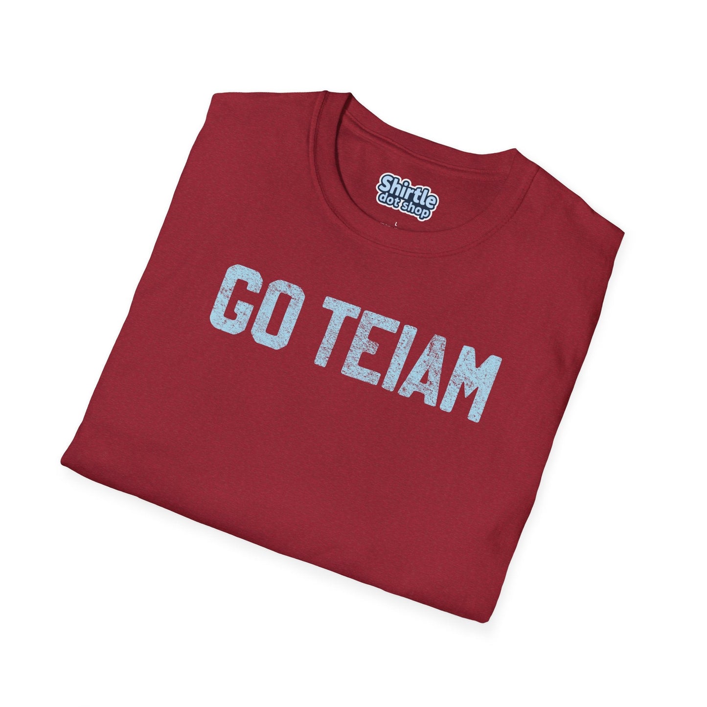 GO TEIAM T-Shirt*Folded*Antique Cherry Red