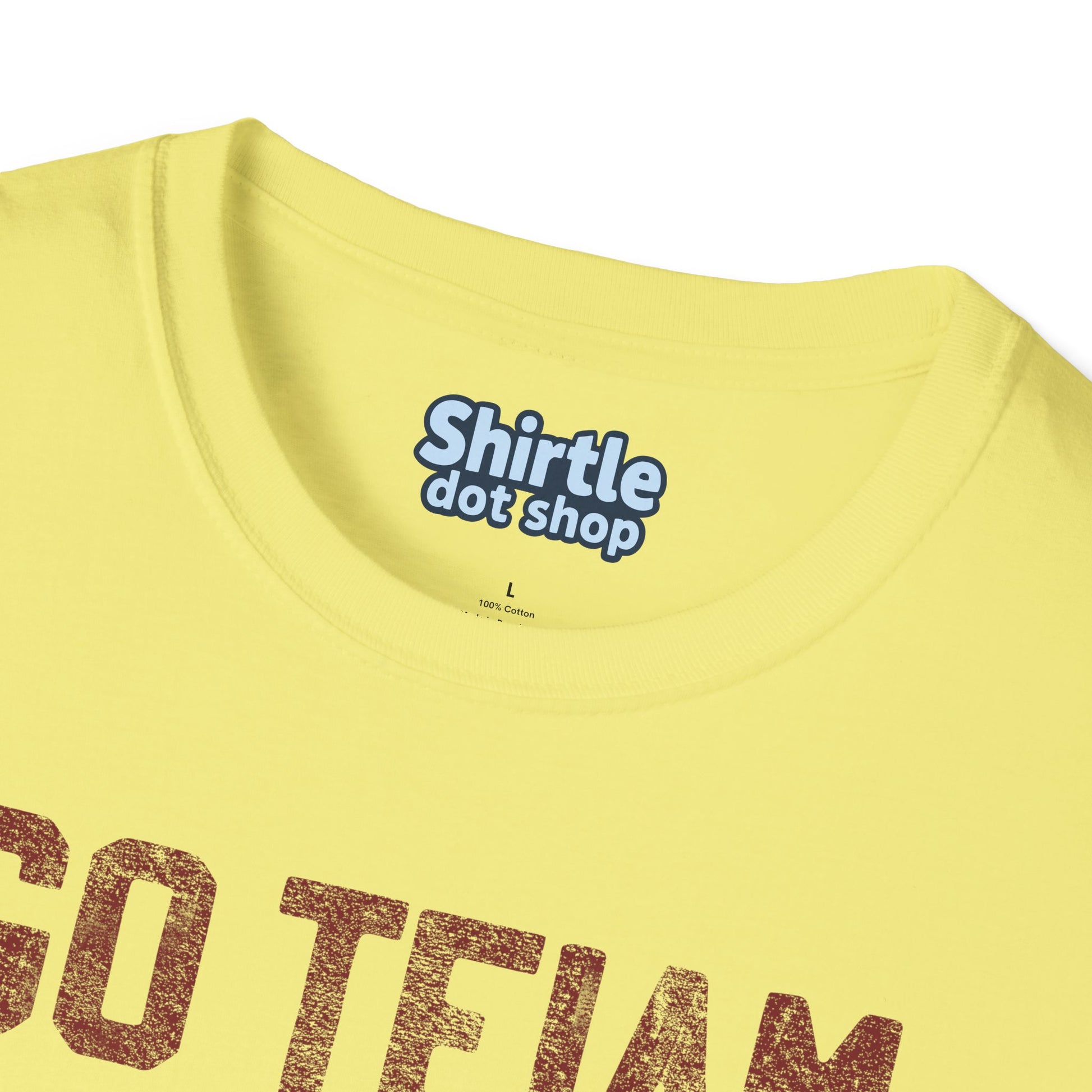 GO TEIAM T-Shirt*Tag*Cornsilk