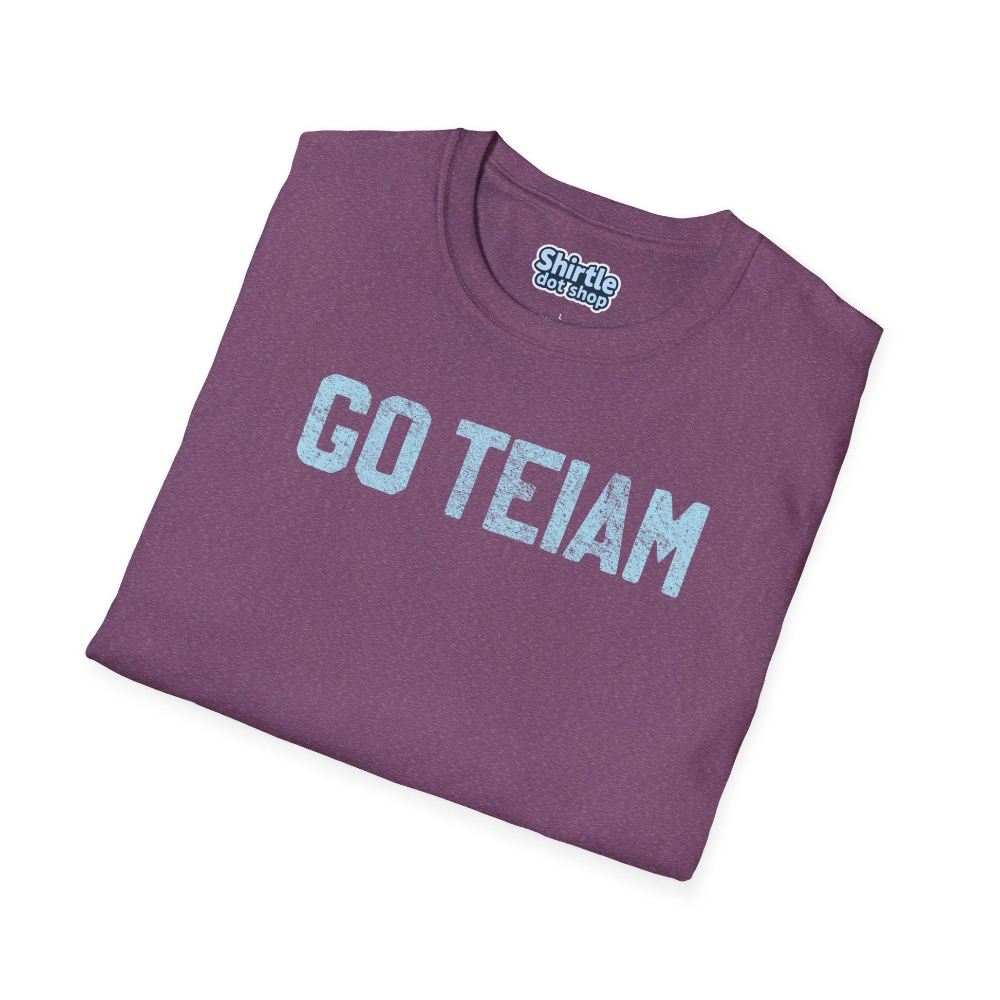 GO TEIAM T-Shirt*Folded*Heather Maroon
