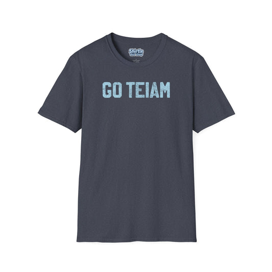GO TEIAM T-Shirt*Flat*Heather Navy
