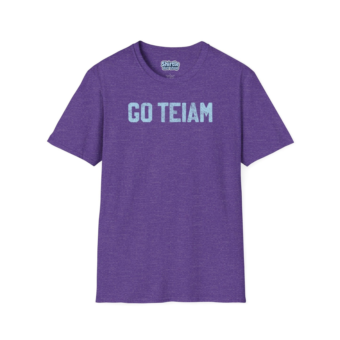 GO TEIAM T-Shirt*Flat*Heather Purple