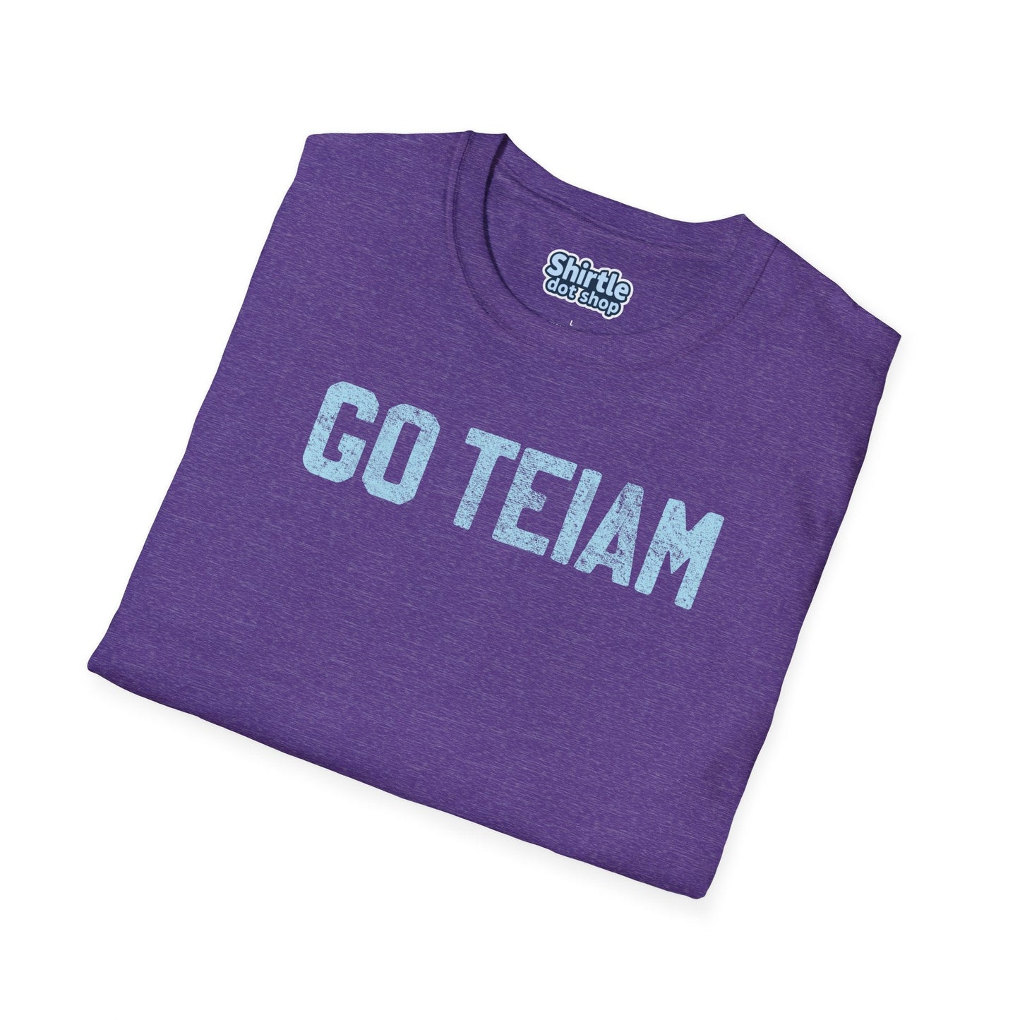 GO TEIAM T-Shirt*Folded*Heather Purple
