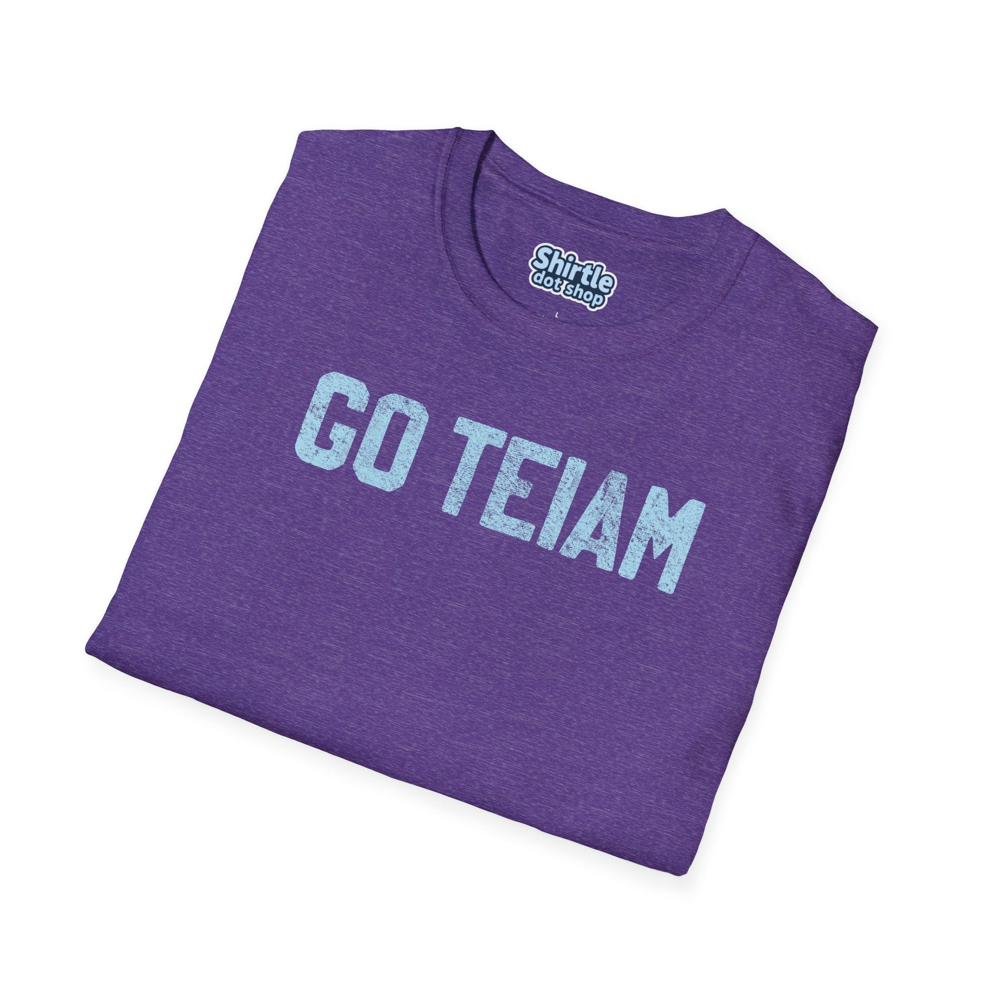 GO TEIAM T-Shirt*Folded*Heather Purple