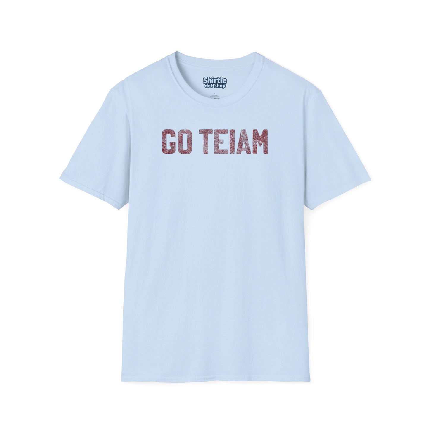 GO TEIAM T-Shirt*Flat*Light Blue
