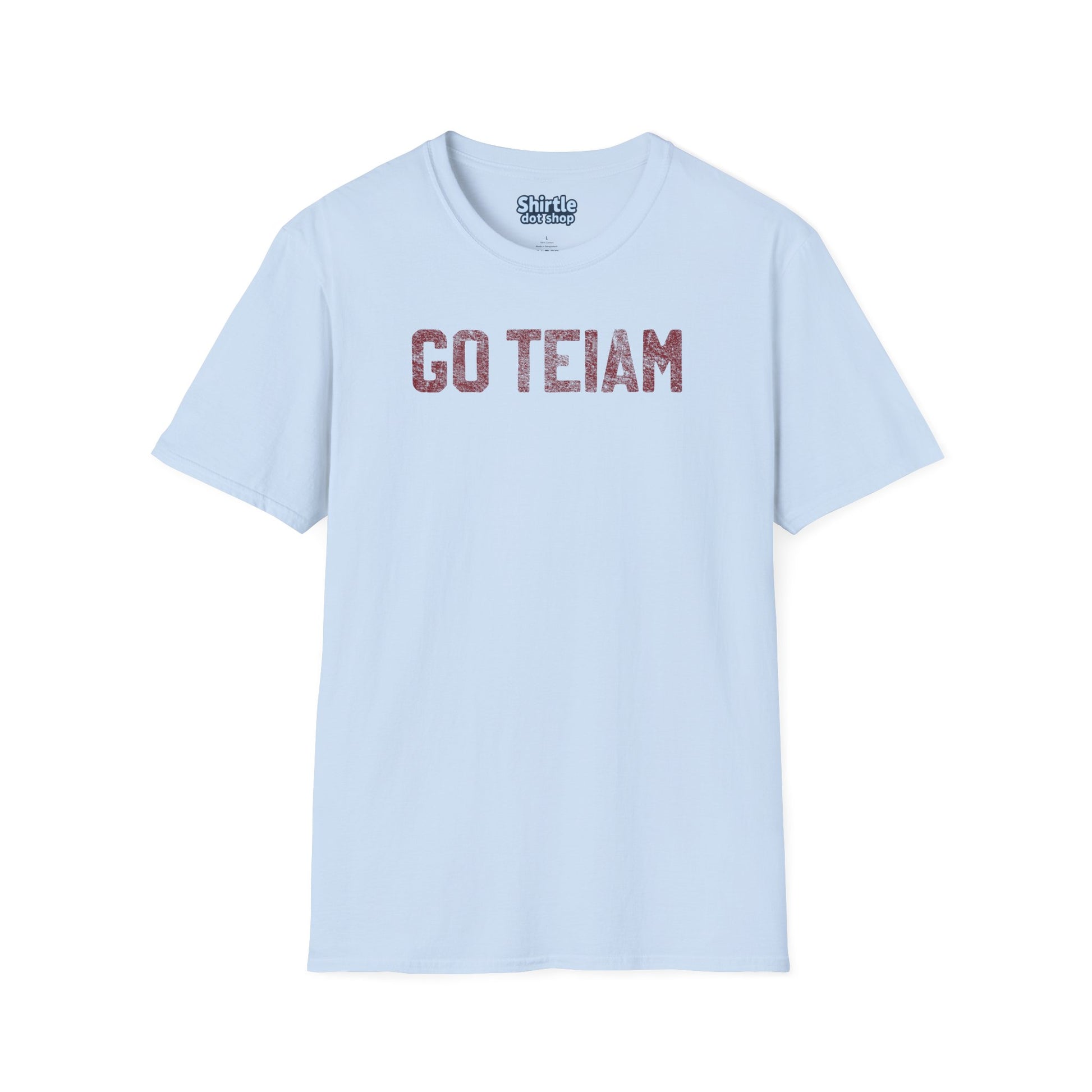 GO TEIAM T-Shirt*Flat*Light Blue
