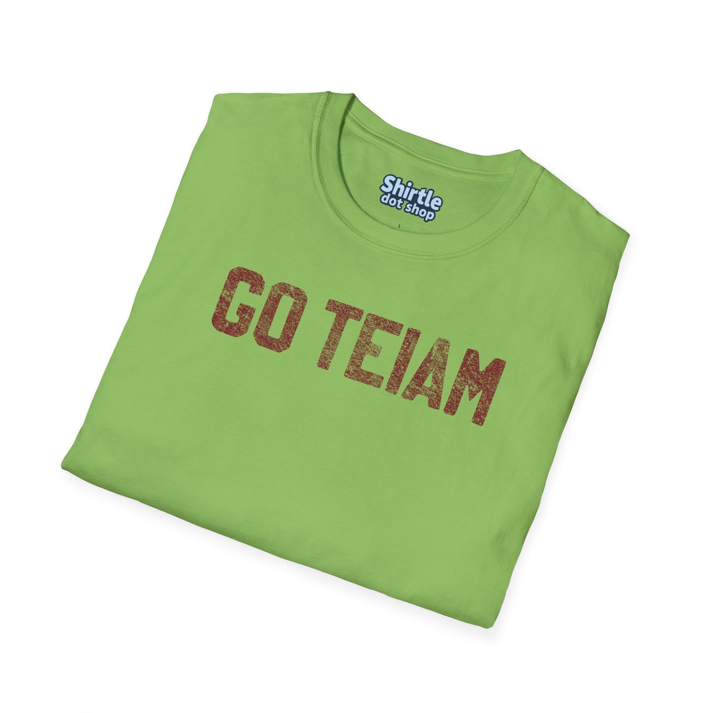 GO TEIAM T-Shirt*Folded*Lime