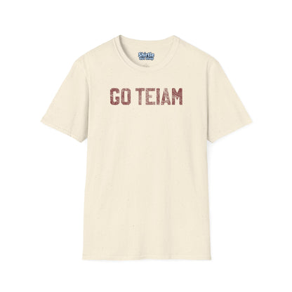GO TEIAM T-Shirt*Flat*Natural