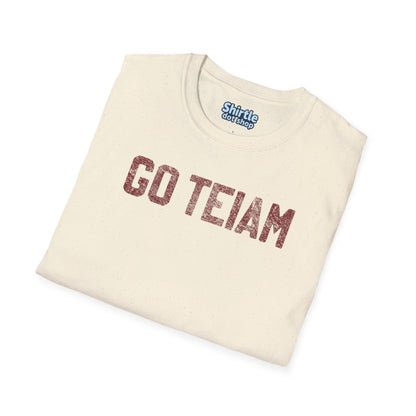 GO TEIAM T-Shirt*Folded*Natural