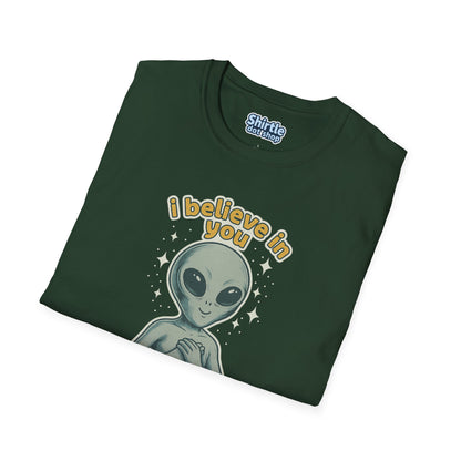 I Believe In You T-shirt*Folded*Forest Green