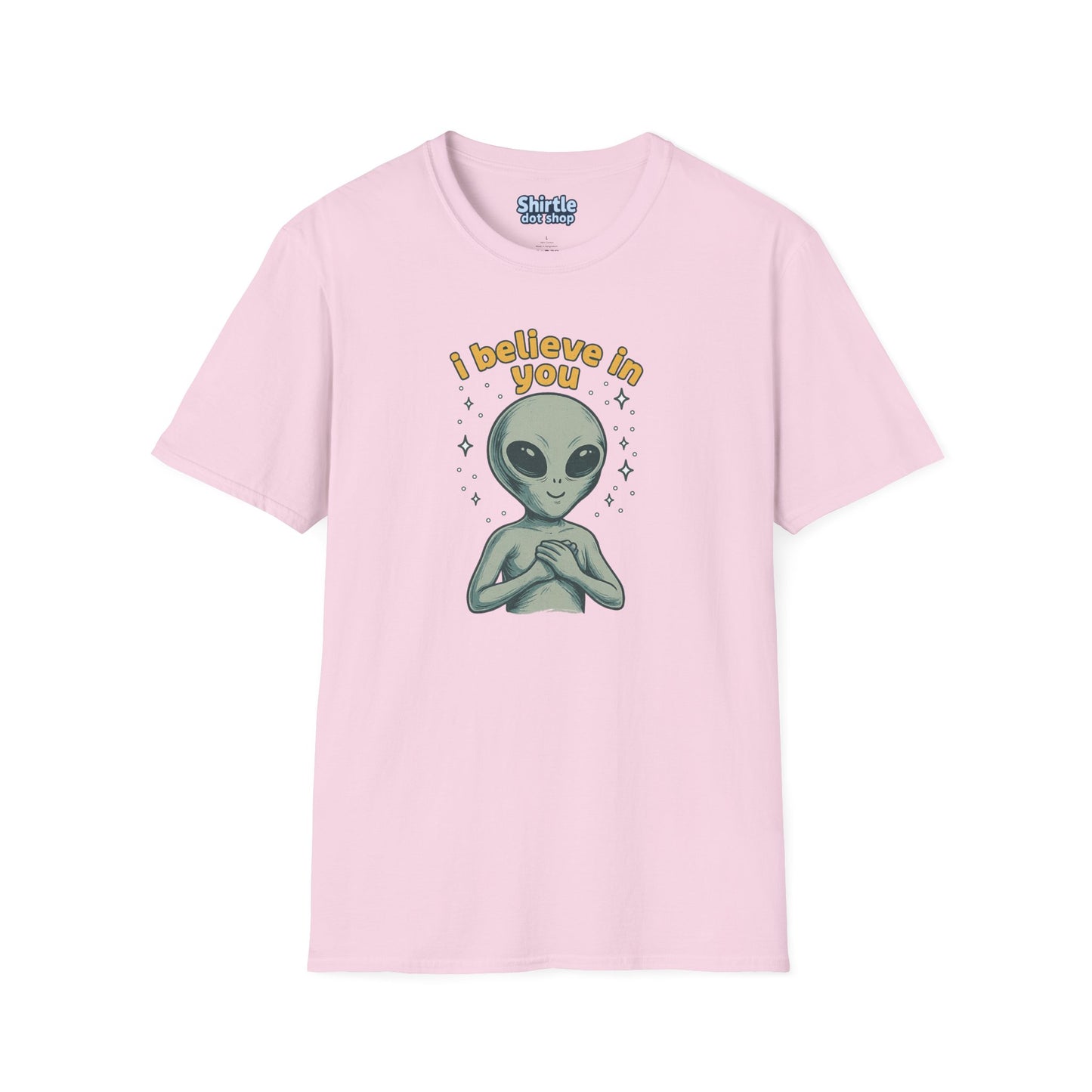 I Believe In You T-shirt*Flat*Light Pink