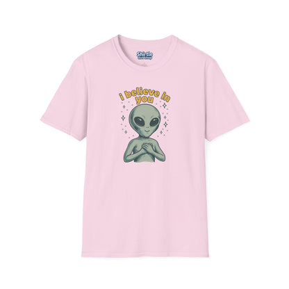 I Believe In You T-shirt*Flat*Light Pink