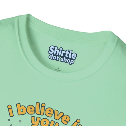 I Believe In You T-shirt*Tag*Mint Green