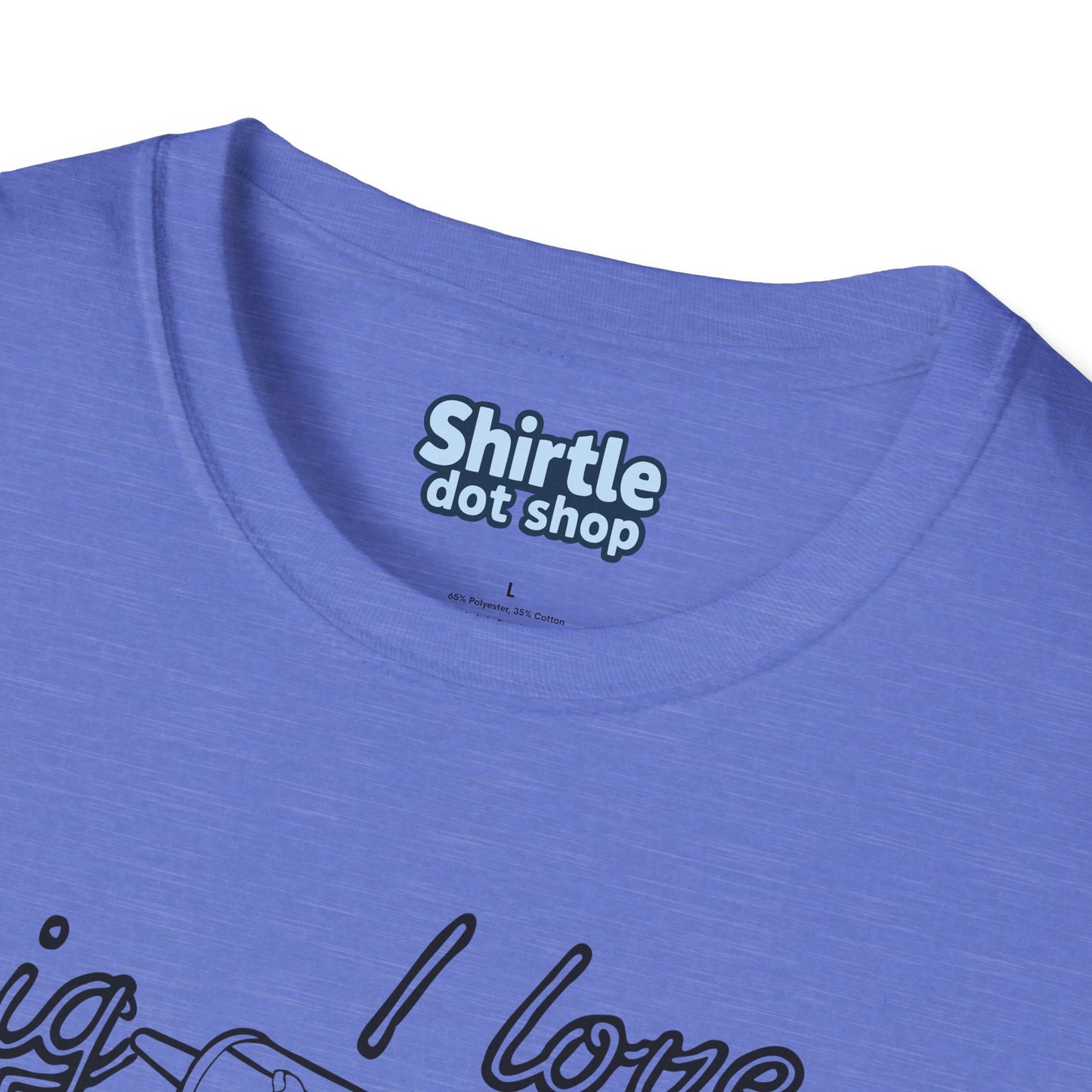 I Love Big Caulk T-Shirt*Tag*Heather Royal