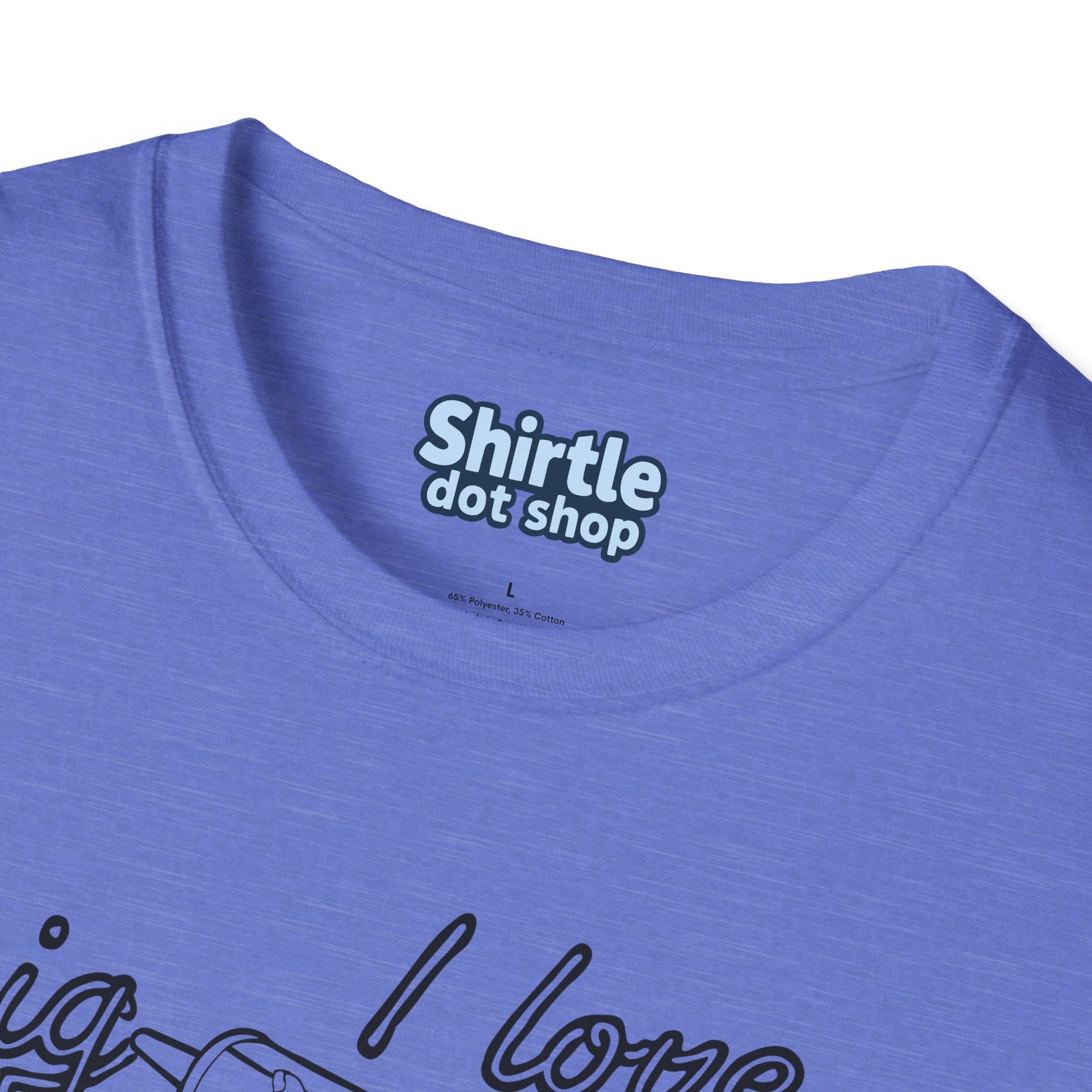 I Love Big Caulk T-Shirt*Tag*Heather Royal