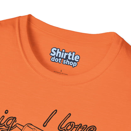 I Love Big Caulk T-Shirt*Tag*Heather Orange