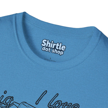 I Love Big Caulk T-Shirt*Tag*Heather Sapphire