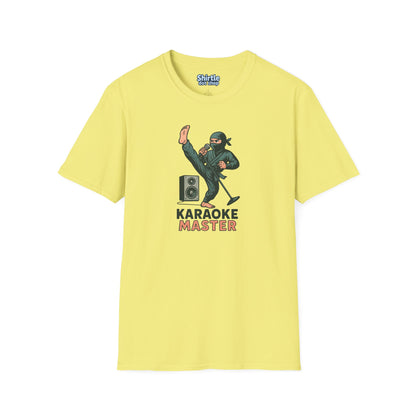 Karaoke Master T-Shirt*Flat*Cornsilk
