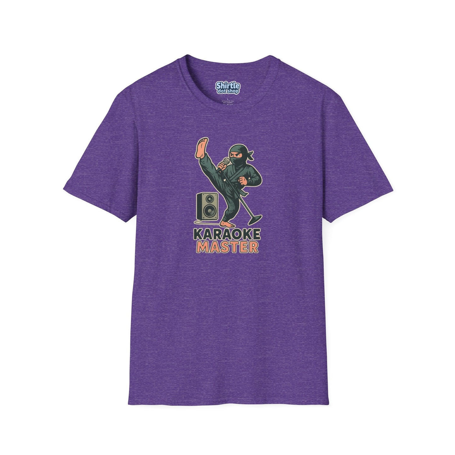 Karaoke Master T-Shirt*Flat*Heather Purple