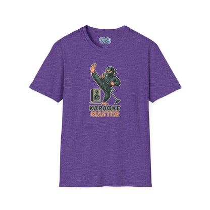 Karaoke Master T-Shirt*Flat*Heather Purple