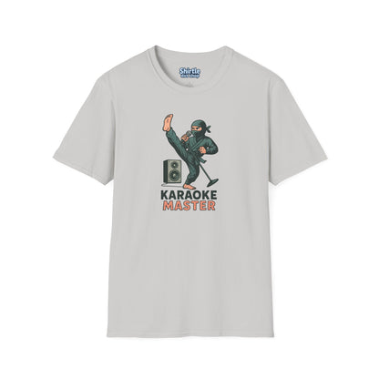 Karaoke Master T-Shirt*Flat*Ice Grey